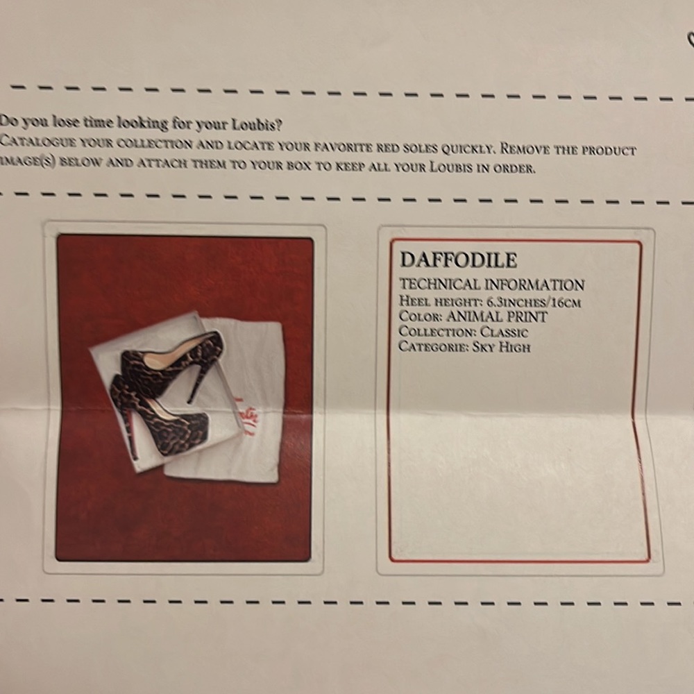Authentic Daffodile 160 pony leopard Louboutin 39 - Picture 14 of 16